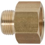 KS Tools Messing-verloopnippel, G3/8"AG x G1/2"IG