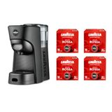 Lavazza A Modo Mio Tiny Eco Black Koffiezetapparaat met 64 capsules van rode kwaliteit