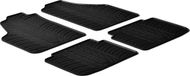 Gledring Rubbermatten passend voor Fiat Idea 2006- / Lancia Musa 2007- (T profiel 4-delig + montageclips)