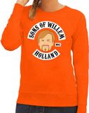 Bellatio Decorations Sons of Willem Sweater / Trui Oranje Dames - Koningsdag Kleding S