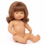BABY Miniland Europese Roodharige Babypop 38 Cm Veelkleurig Kinderen