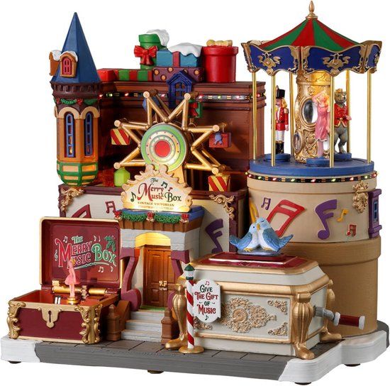 Lemax - Merry Music Box - Caddington Village Collection 2024 - 26 cm