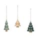 Cintres Bois Lot De 3 Arbres