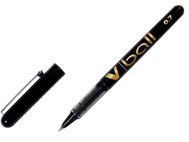 Pilot V-ball 07 - Rollerball Pen - 0.4 mm - Black
