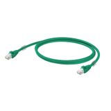 Weidmüller IE-C6FP8LG0045M40M40-G Câble réseau vert 4,5 m Cat6e S/FTP (S-STP) Rond