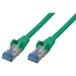S/CONN Cat6a S/FTP Câble réseau vert 0,5 m