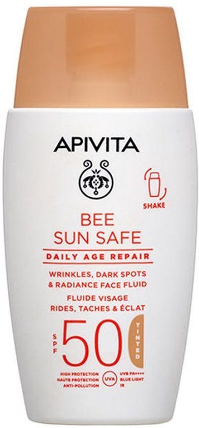 Apivita AMCORE BALANCE, S.L.U. Anti-verouderingsherstelcrème voor de dag met kleur spf50 50 ml