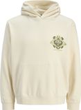 JACK&JONES JORPORTO PATTERN SWEAT HOOD Heren Sweater Wit S