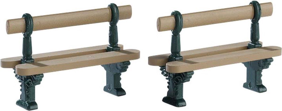 Lemax Double Seated Bench - Set Of 2