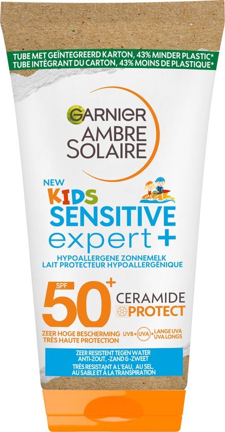 Garnier Kids Ambre Solaire Kids Reisformaat Zonnemelk SPF 50+ - 50 ml - Zonnebrandcrème