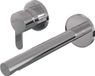 Brauer Chrome Edition Robinet de lavabo encastrable avec bec droit et rosaces Modèle D2 Chrome