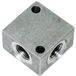 ICH 60403 Verdeelblok alu. G1/4 (vierkant 4-voud) l=40