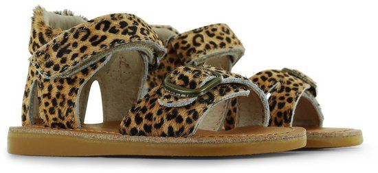 Shoesme Panterprint Sandaal - Sandalen Kind - Meisjes - Leopardo - Ponyhair - Maat 26