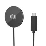 Apple Chargeur MagSafe Qi2.2 25W pour iPhone, AirPods, Galaxy Buds - Noir