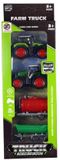 Merkloos Tractor set van 2 met pull-back.