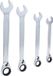 KS TOOLS GEARplus Ratschenringmaulschlüssel-Satz, umschaltbar, 4-tlg