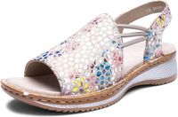 Merkloos / Sans marque ara Dames Sandalen Hawaii Sasso - Comfortabele Wedge Hak