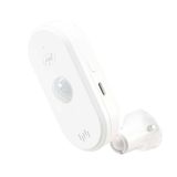 PNI SafeHouse HS401 PIR-bewegingssensor met wifi, compatibel met Tuya-toepassing, 80 dB geluidsalarm, ingebouwde luidspreker, 5 V USB-C-voeding