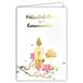 68-6002 Communion 68-6002 felicitatiekaart goud glanzend met envelop 12 x 17,5 cm