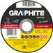 Graphite INOX Serie - Disque à tronçonner métal - 115 x 1.0 x 22.2 mm - Haute sécurité - EN12413