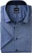 OLYMP Luxor comfort fit chemise - manche courte - bleu marine - sans repassage - taille du col : 50