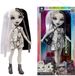 Rainbow High Shadow High Heather Grayson - Grayscale 28cm Fashion Doll, Zwart & Wit Haar en Outfit, Stijlvolle Handtas, Cadeau pour Enfants 4-10 Ans