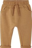 Vertbaudet Babybroek uit molton voor jongens - Karamell