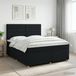 Maison Exclusive - Lit boxspring avec matelas, noir, 160 x 200 cm, rembourré