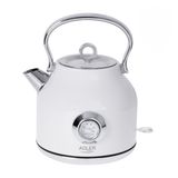 Adler AD-1346w Waterkoker met Thermometer - Wit - 1.7 Liter - Metaal