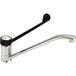 SARO Robinet CHIARA Monotrou 20cm Noir Levier pivotant Chromé