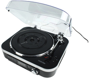 König HAV-TT25USB Draaitafel met riemaandrijving - Zwart/Zilver