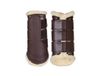 HKM Comfort Slobkousen/Voetkappen Donker Bruin M