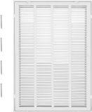 VEVOR Ventilatierooster Sleufrooster Afvoerrooster Louvrerooster 57,2x83x4cm