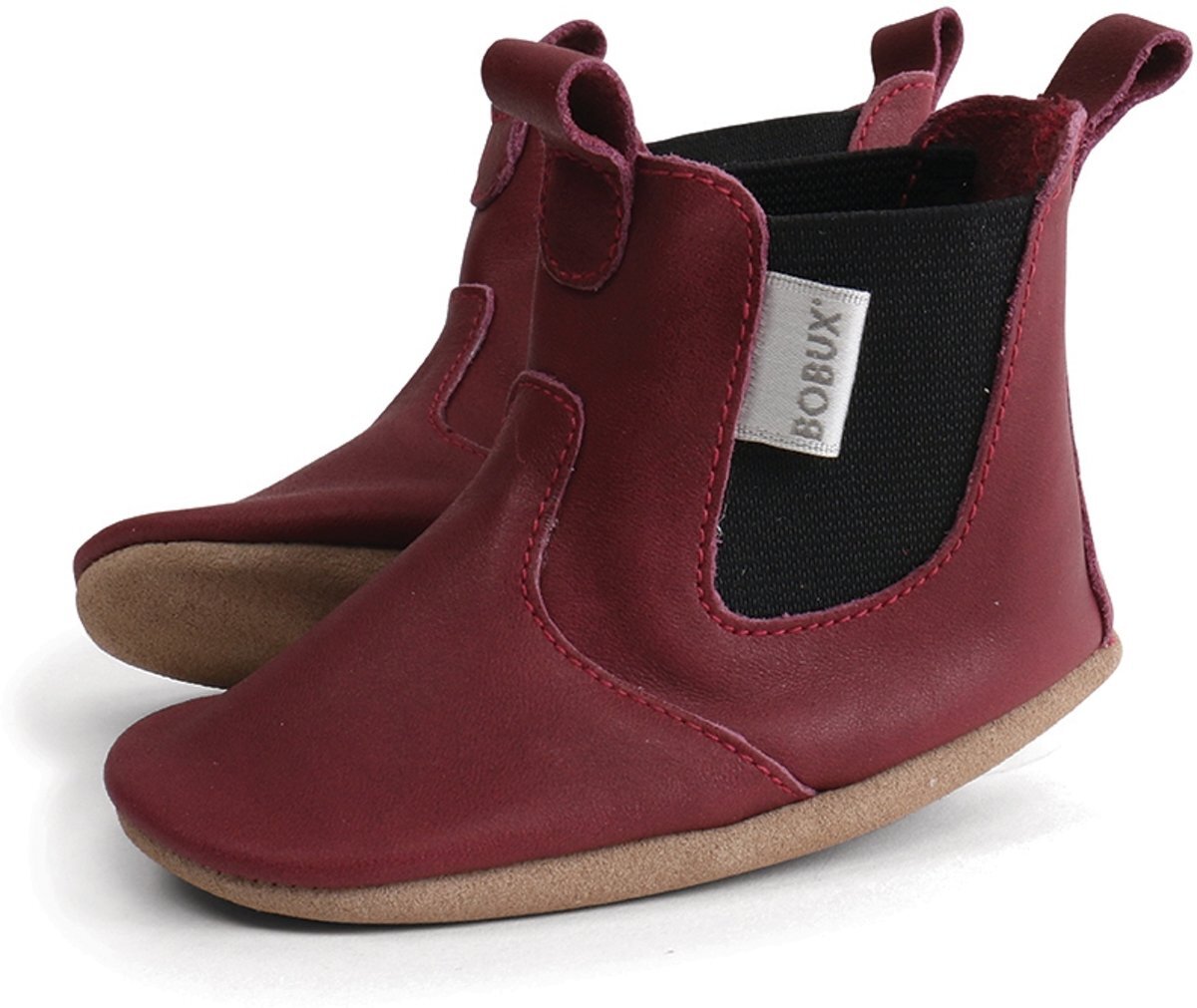 Bobux babylaarsjes dark red mini jodphur - maat 18