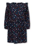 ONLY GIRLS KIDS ONLY Jurk KMGASTRID Lange mouw Katoen Dierenprint Night Sky