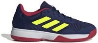 Adidas Gamespec Tennisschoenen Junior Unisex Donkerblauw - Geel - Rood Maat 36 2/3