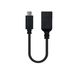 NANOCABLE USB 3.1 Kabel - 0.15m - Zwart