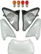 one by Camamoto Knipperlichtkapje voor scooter 312 500 8698 2001 tot 2007 transparant geribbeld nieuw