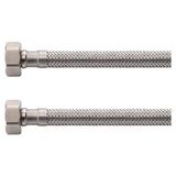 Riko Flexible Hose - 1/2" BI x 1/2" BI - 30cm - Stainless Steel
