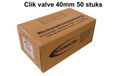 Schwalbe Chambre à air 23/30-622/630 SCV15 Valve Click 40mm Emballage atelier 50 pièces
