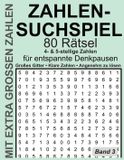 Zahlensuchspiel Silberdenker Verlag Zahlensuchspiel - Mit Extra Großen Zahlen- Zahlensuchspiel - 80 Rätsel mit EXTRA großen Zahlen, Band 3