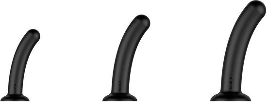 Nexus Dilator Set Siliconen - 3 Anale Dildos - Zwart