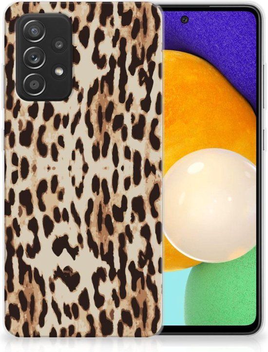 B2Ctelecom TPU Silicone Hoesje Samsung Galaxy A52 (5G/4G) - Leopard