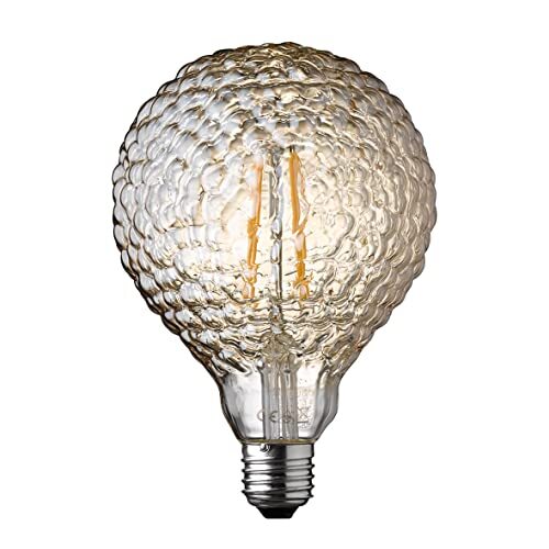 Wofi Filamentlampen, glas, E27, 4 W, transparant, 12,5 x 12,5 x 17,5 cm