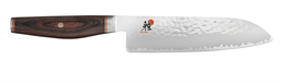 Miyabi 6000MCT Santoku Knife - 180mm - Stainless Steel Blade - Wooden Handle