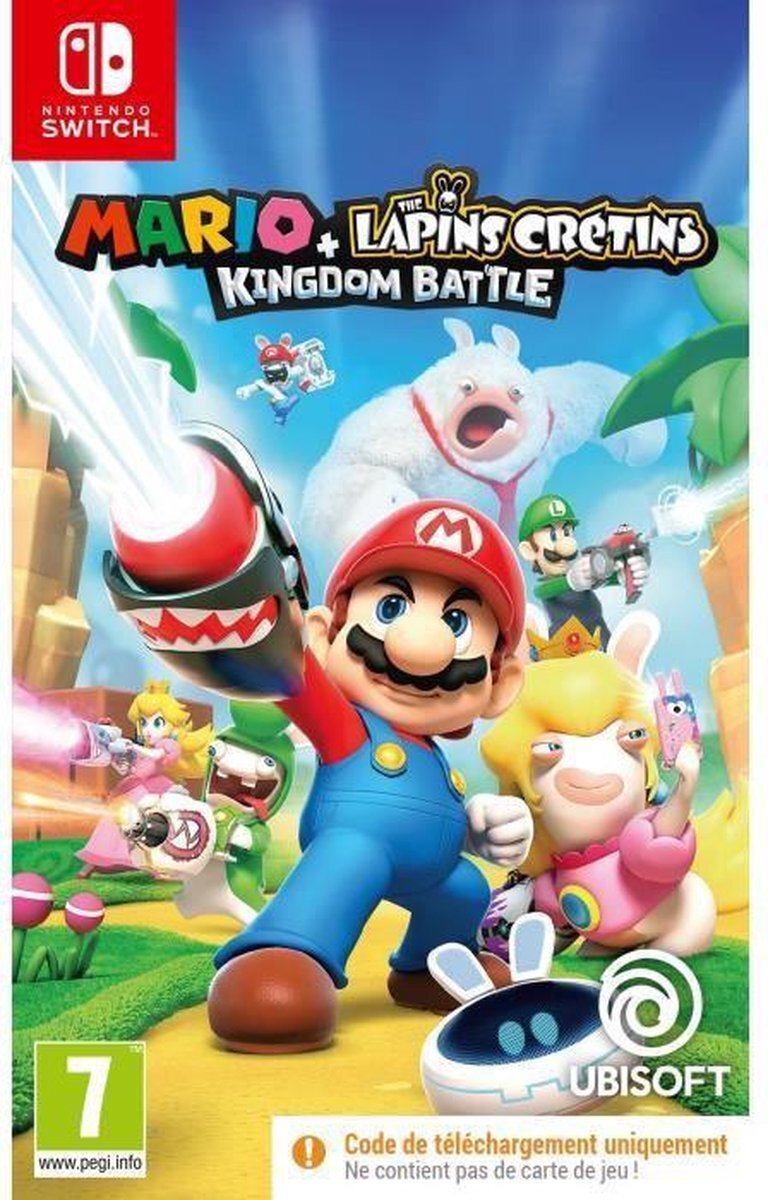 Ubisoft Mario + Raving Rabbids Kingdom Battle Switch-spellen (downloadcodes)