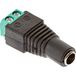 JANDEI - Conector DC12V Hembra Con Tornillo Terminal