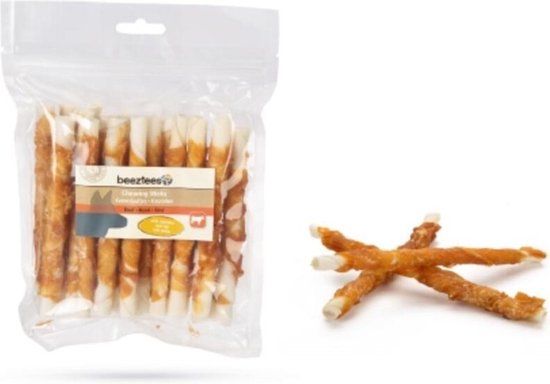Beeztees Culinaire Kauwstaafjes - Kip - 20 stuks
