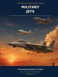 Military Jets: 50 Detailed Jet Aircraft Coloring Pages