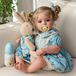 Poupée pour bébé, 51 cm, cheveux blonds, yeux bleus, corps souple, accessoires inclus